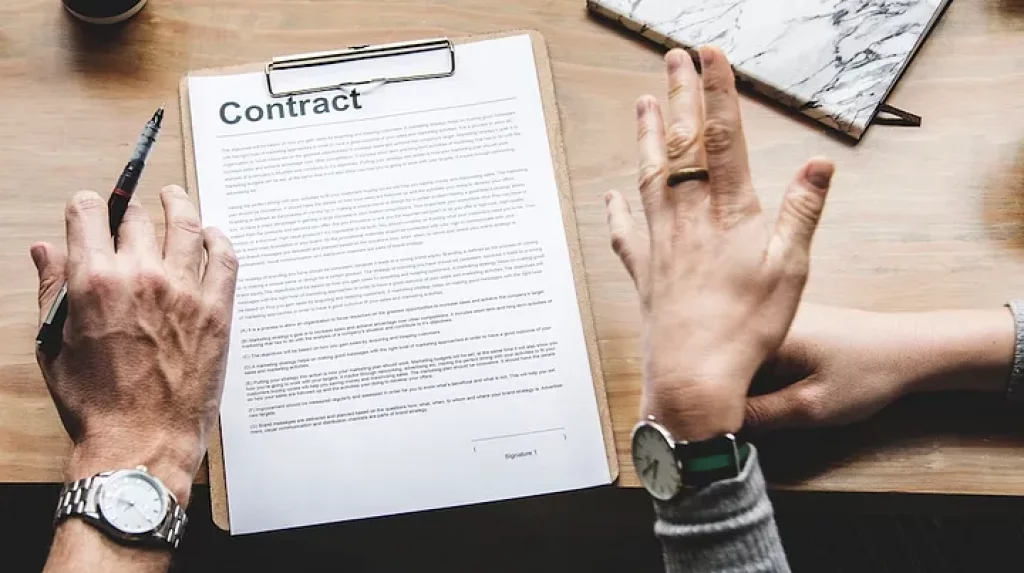 employee contracts.