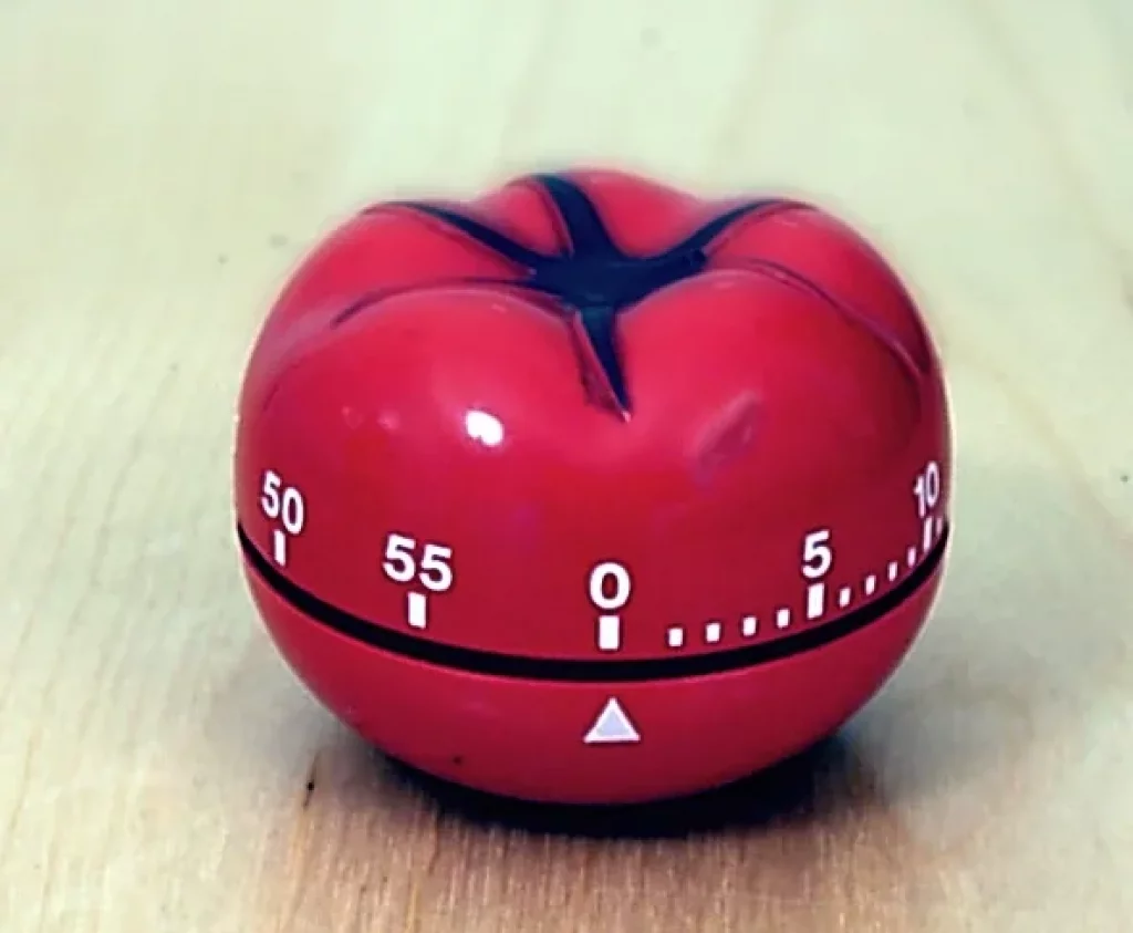shaped timer.